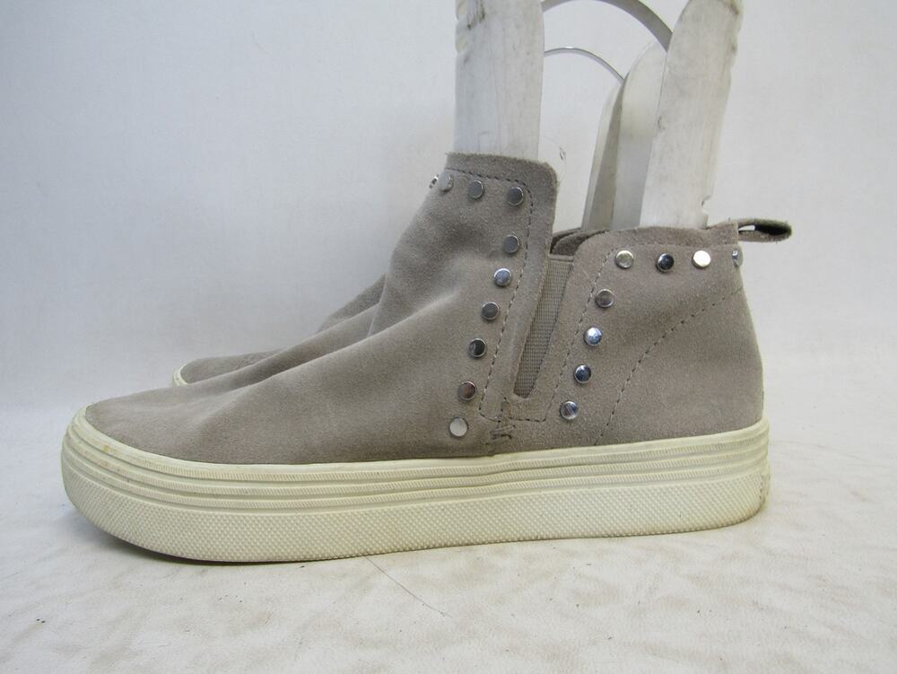 DV Dolce Vita Womens Sz 10 M Gray Suede Chelsea Ankle Fashion Boot Bootie